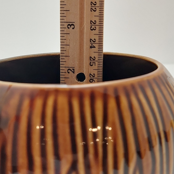 Starbucks 2013 Coffee Mug Bean Design Brown 12 fl oz Coconut Shell Appearance - Picture 6 of 6